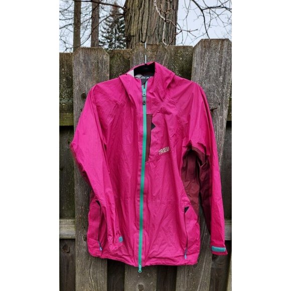 Trew BeWild Jacket Womens Waterproof Hooded Rain Snowboard Ski Windbreaker - Picture 1 of 13